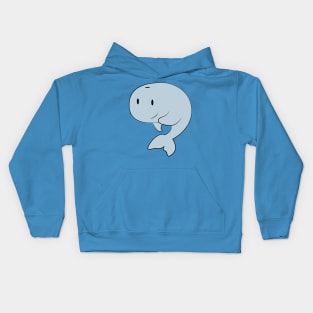 Contemplative Whale Kids Hoodie